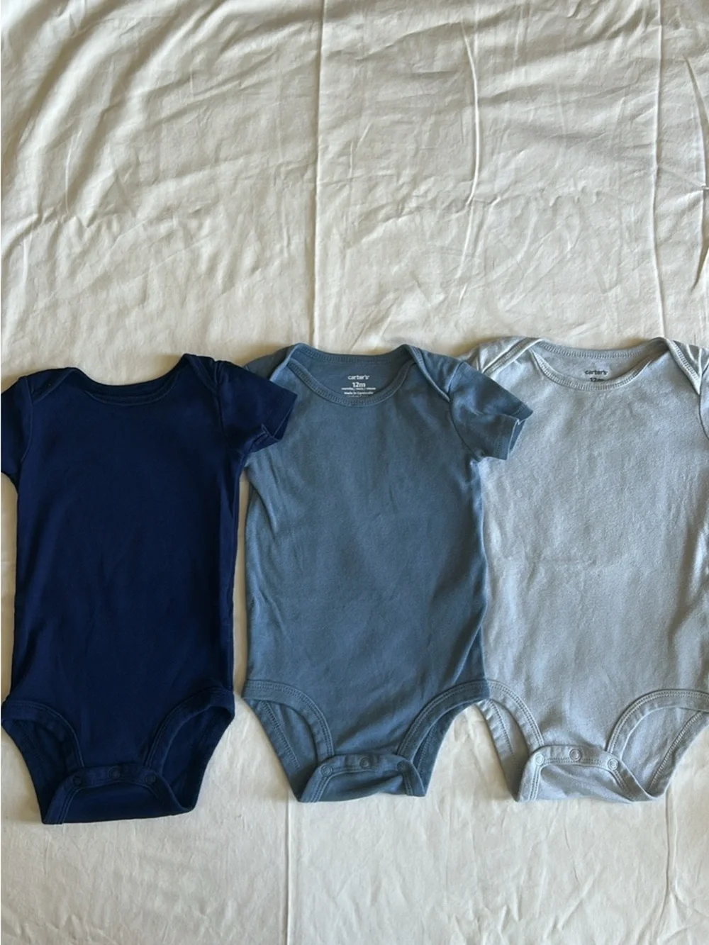 Carter's Blue and Gray bodysuit and sweatpants bundle